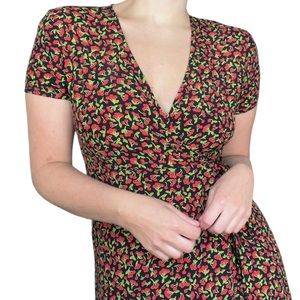 Vintage cherry maxi dress